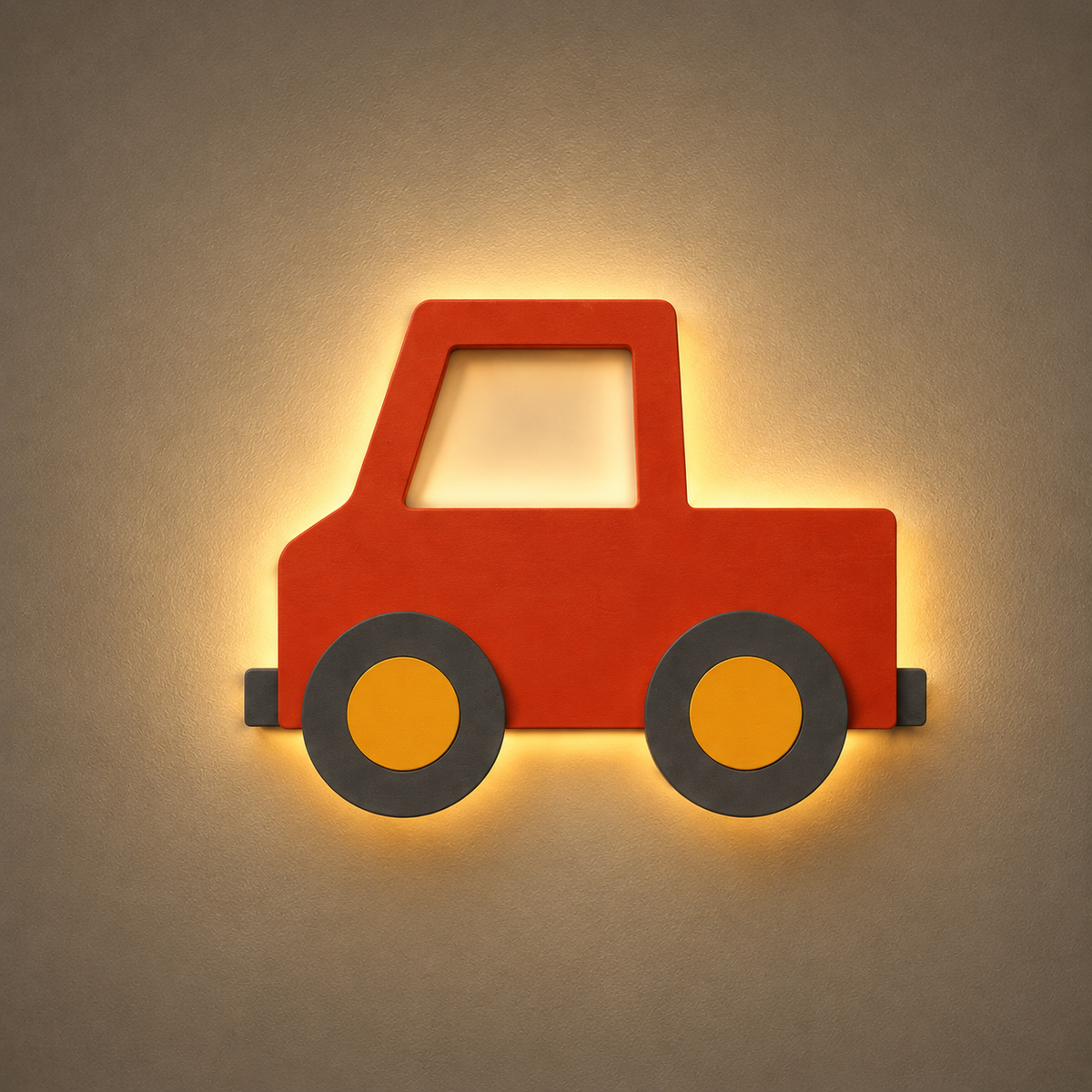 Little Wheels Lighted Wall Décor Set – 3 Pieces