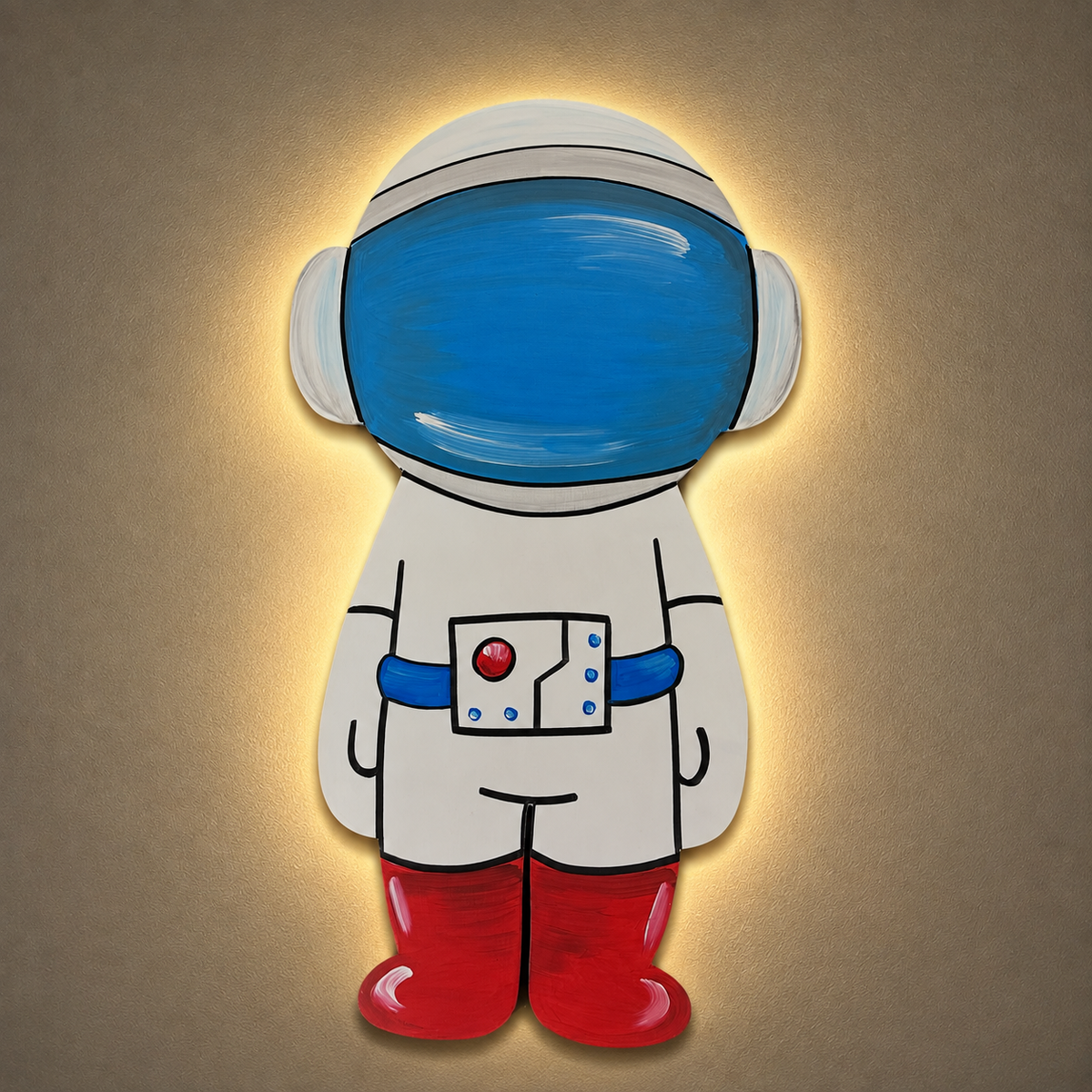 Space Adventure Lighted Wall Décor Set – 3 Pieces