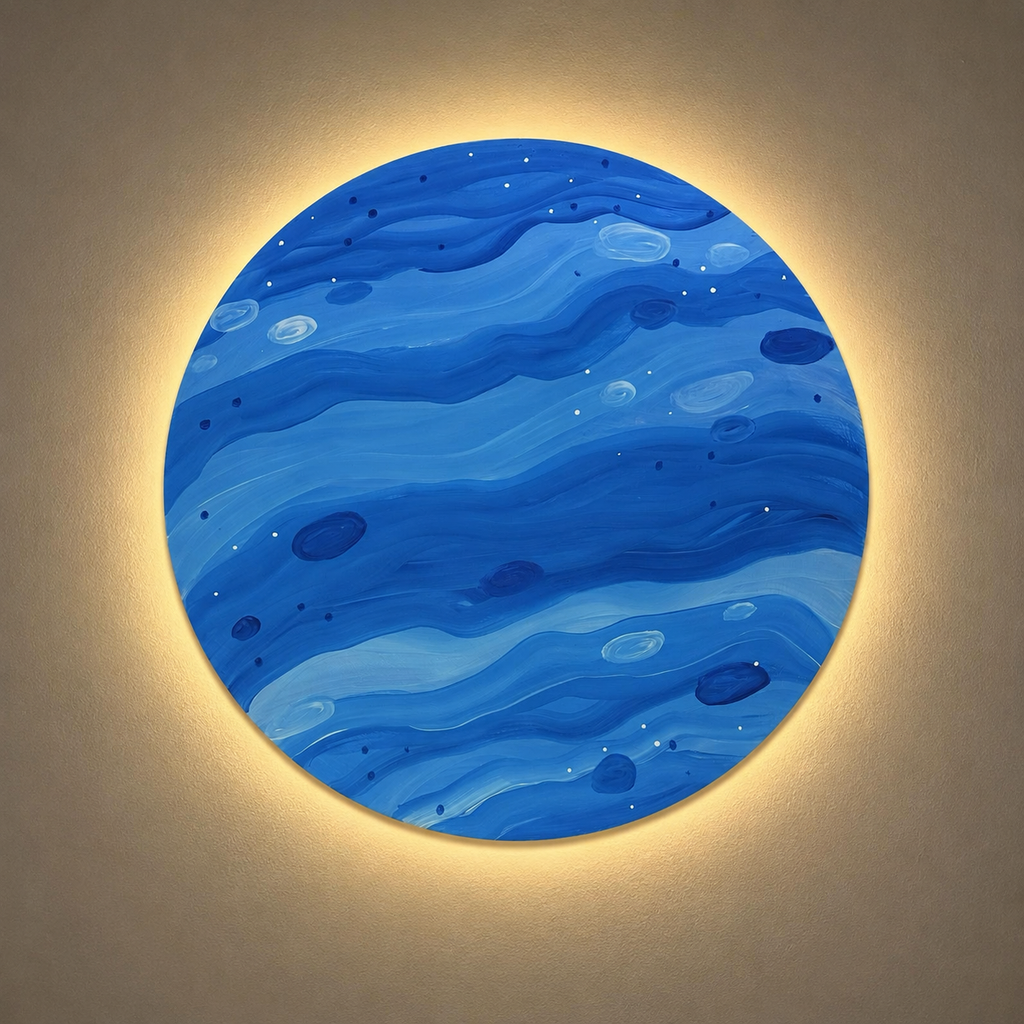 Lighted Planets Wall Décor Set – 3 Pieces