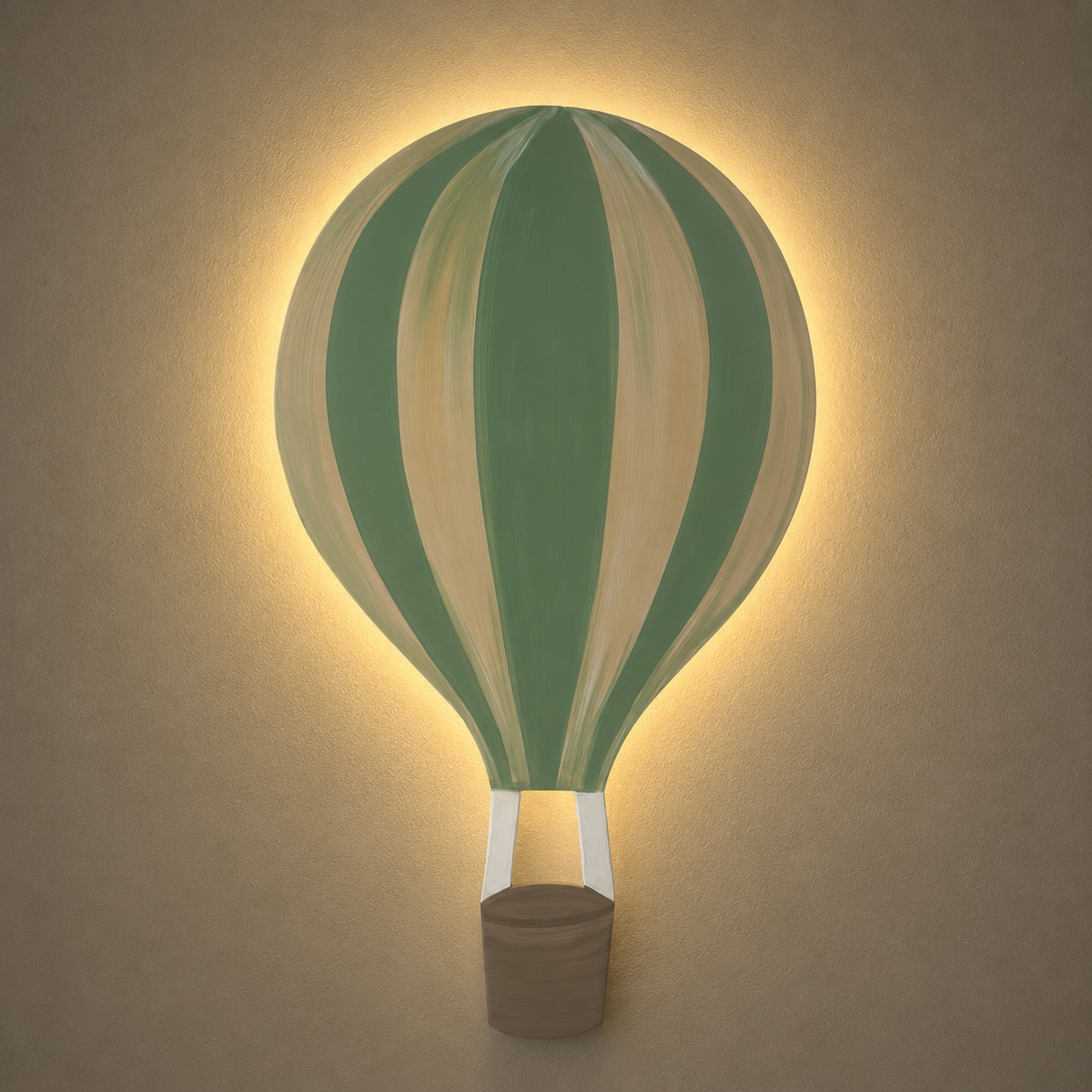 Hot-Air Balloon Adventure Lighted Wall Décor Set – 3 Pieces