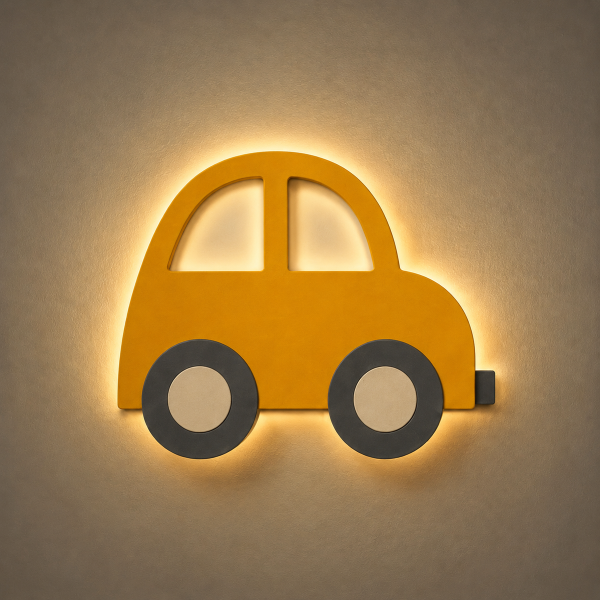 Little Wheels Lighted Wall Décor Set – 3 Pieces