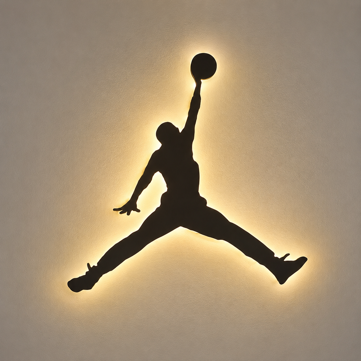 Lighted Basketball Player Wall Décor Set