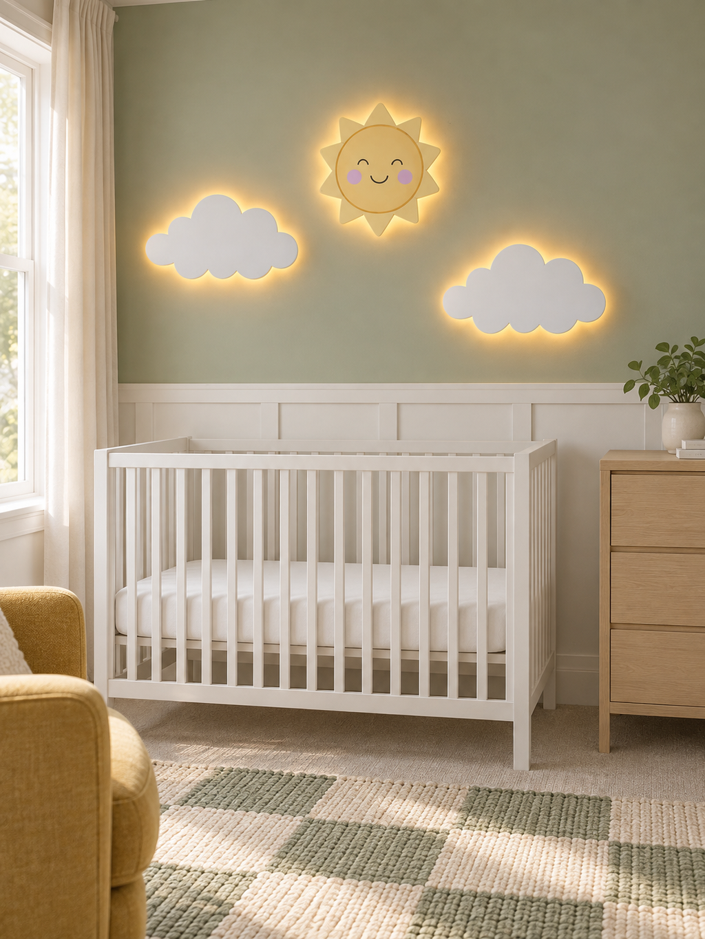 Sunny Skies Lighted Wall Décor Set – 3 Pieces